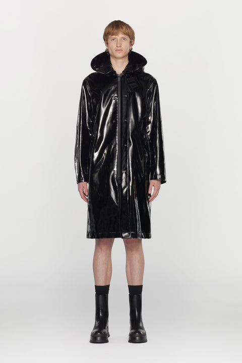 Parka gender neutral in tessuto tecnico impermeabile e antivento