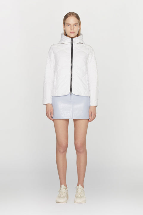 Giacca gender neutral in nylon idrorepellente con cappuccio