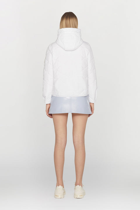 Giacca gender neutral in nylon idrorepellente con cappuccio