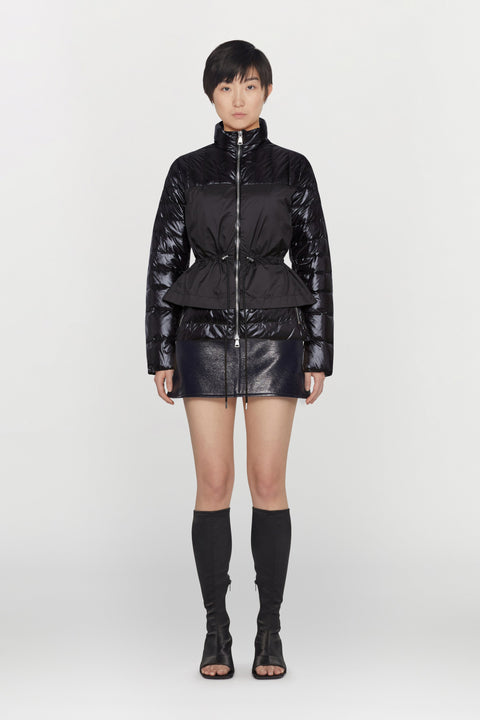 Giacca in nylon ultraleggero imbottita in piumino d'anatra