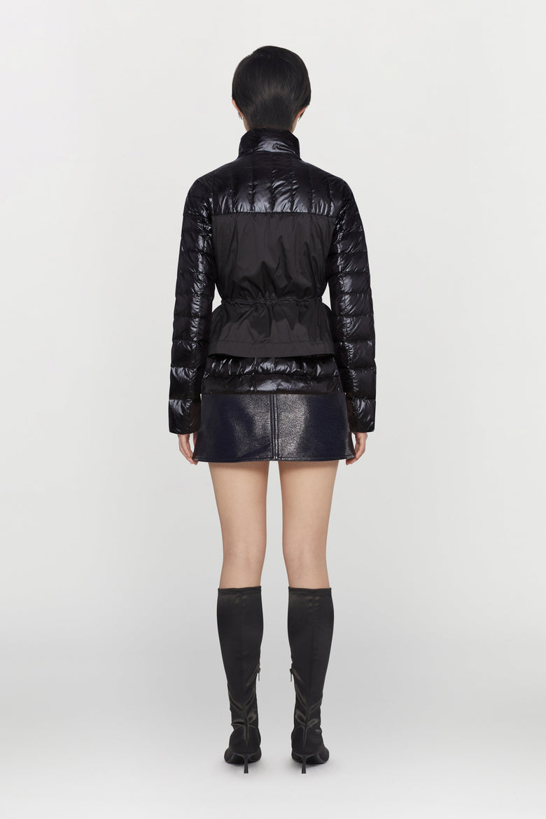 Ultralight nylon jacket padded with duck down