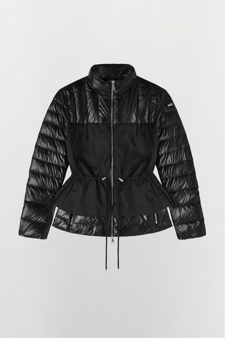 Ultralight nylon jacket padded with duck down