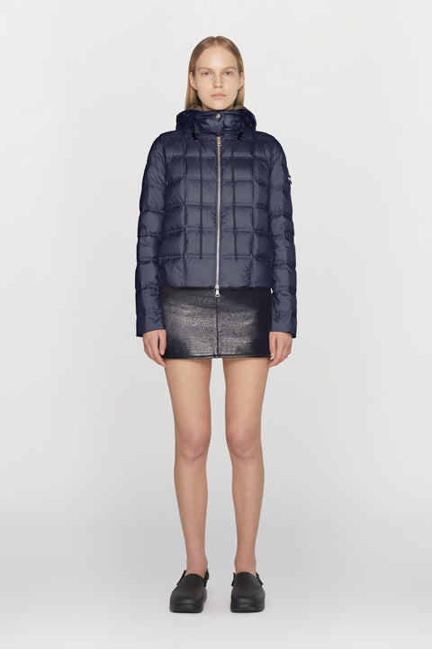 Giacca in nylon ultraleggero imbottita in piumino d'anatra