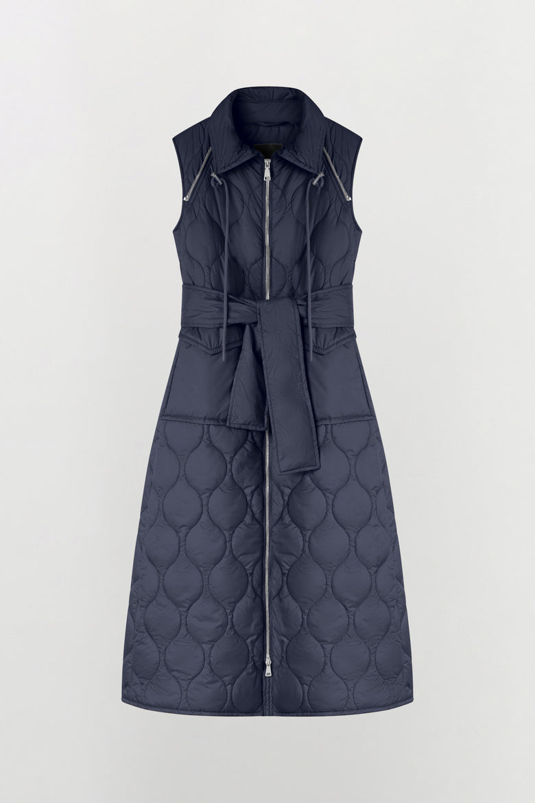 Giacca in nylon ultraleggero con maniche removibili