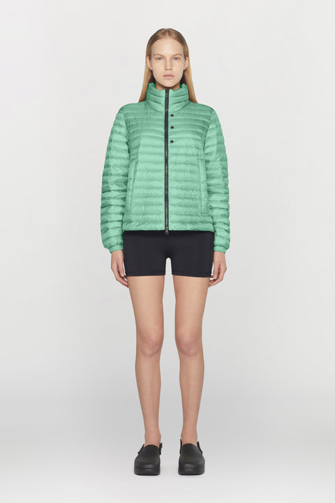 Giacca in nylon ultraleggero imbottita in piumino d'anatra