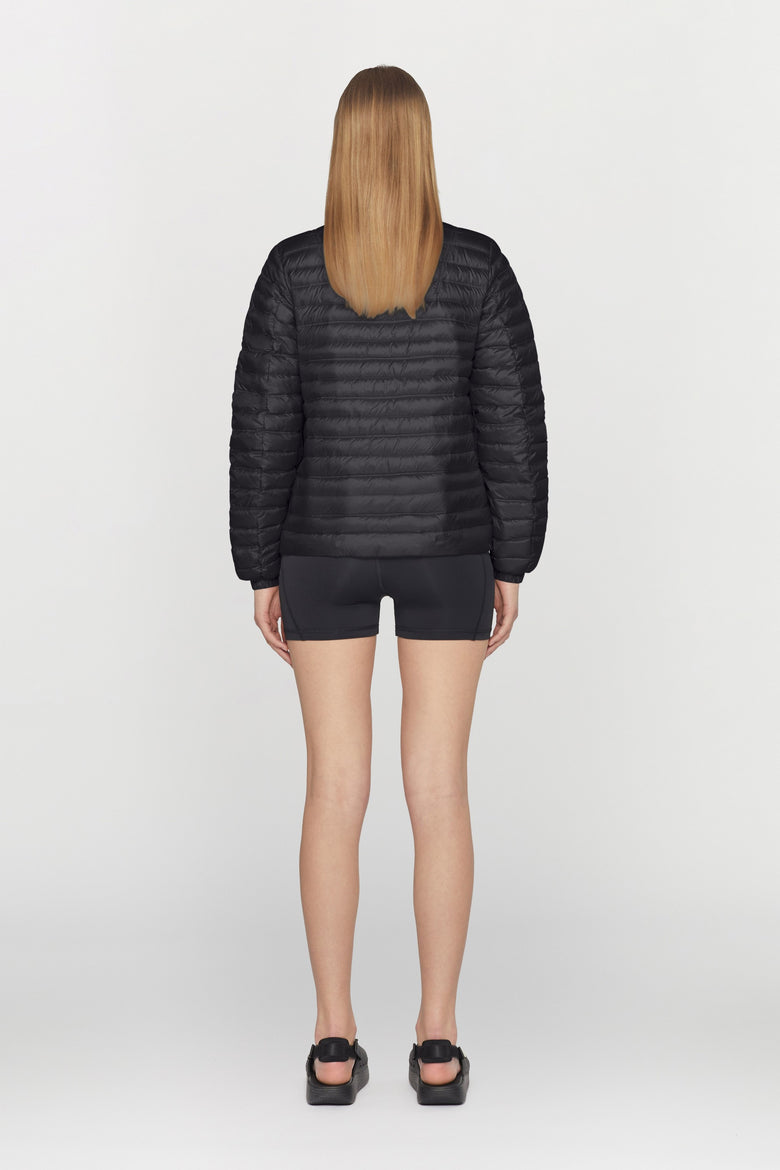 Duck down jacket in ultralight nylon